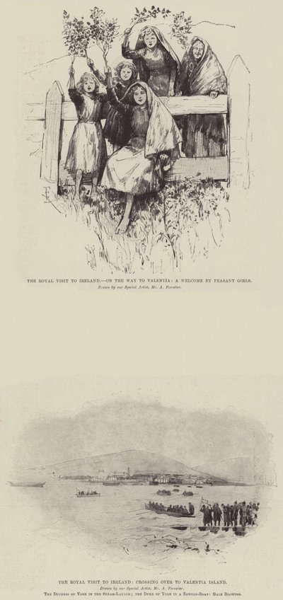 アイルランドへの王室訪問 作： Amedee Forestier